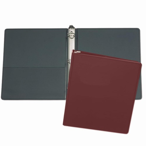 1" Premium Ring Binder-Matte-Burgundy