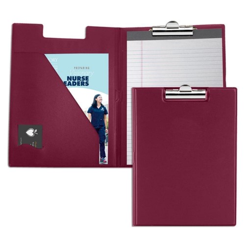 Sealed Letter Clipboard-Suedene-Burgundy Sealed Letter Clipboard-Suedene-Burgundy