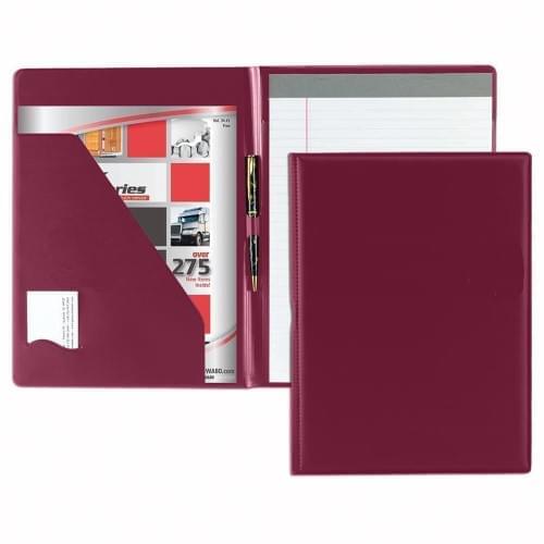Sealed Letter Folder-Suedene-Burgundy