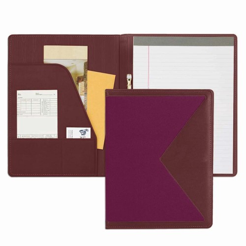 Edge Letter Folder-Matte-Burgundy / Burgundy
