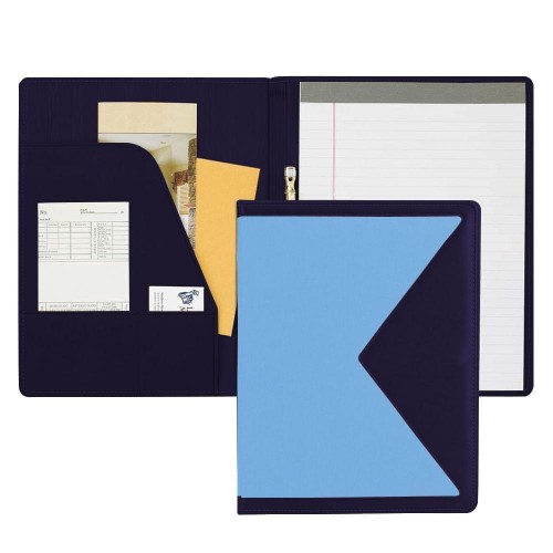 Edge Letter Folder-600 Denier Nylon and Faux Leather Vinyl-Columbia / Navy