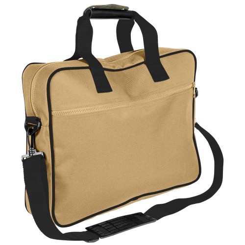 USA Made Nylon Poly Notebook Sleeves, Khaki-Black, CPKVA59P2R