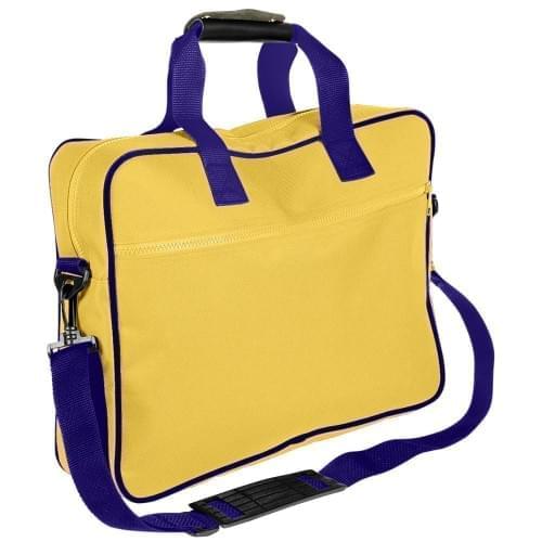 USA Made Nylon Poly Notebook Sleeves, Gold-Purple, CPKVA59P41