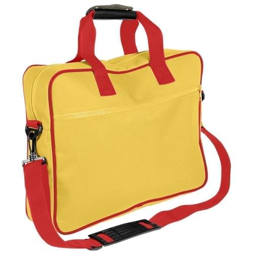 USA Made Nylon Poly Notebook Sleeves, Gold-Red, CPKVA59P42
