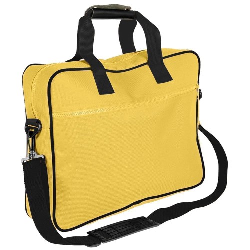 USA Made Nylon Poly Notebook Sleeves, Gold-Black, CPKVA59P4R