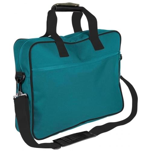 USA Made Nylon Poly Notebook Sleeves, Turquoise-Black, CPKVA59P9R