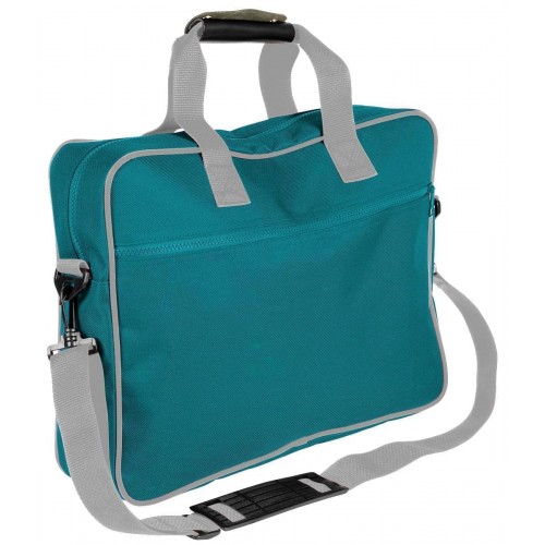 USA Made Nylon Poly Notebook Sleeves, Turquoise-Grey, CPKVA59P9U