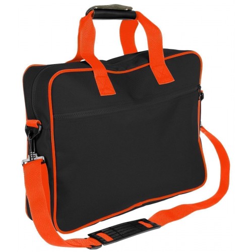 USA Made Nylon Poly Notebook Sleeves, Black-Orange, CPKVA59PO0