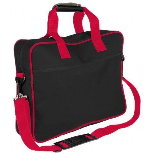 USA Made Nylon Poly Notebook Sleeves, Black-Red, CPKVA59PO2