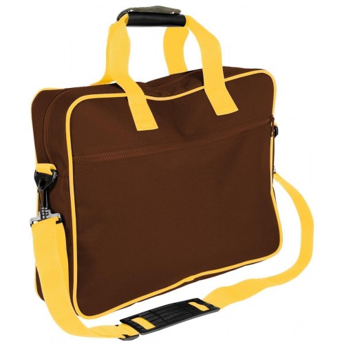 USA Made Nylon Poly Notebook Sleeves, Brown-Gold, CPKVA59PP5