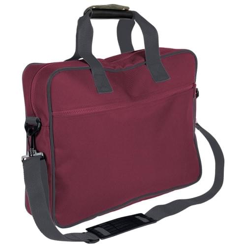 USA Made Nylon Poly Notebook Sleeves, Burgundy-Graphite, CPKVA59PQT