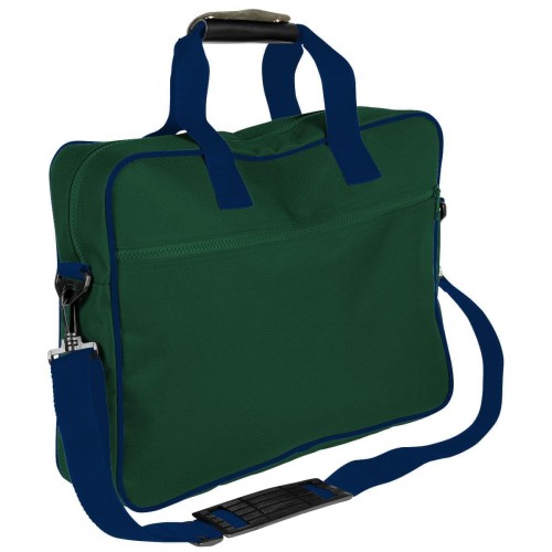 USA Made Nylon Poly Notebook Sleeves, Hunter Green-Navy, CPKVA59PSZ