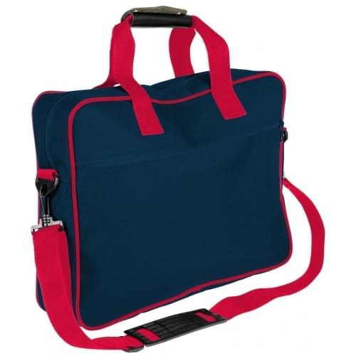 USA Made Nylon Poly Notebook Sleeves, Navy-Red, CPKVA59PW2