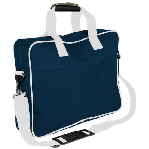 USA Made Nylon Poly Notebook Sleeves, Navy-White, CPKVA59PW4