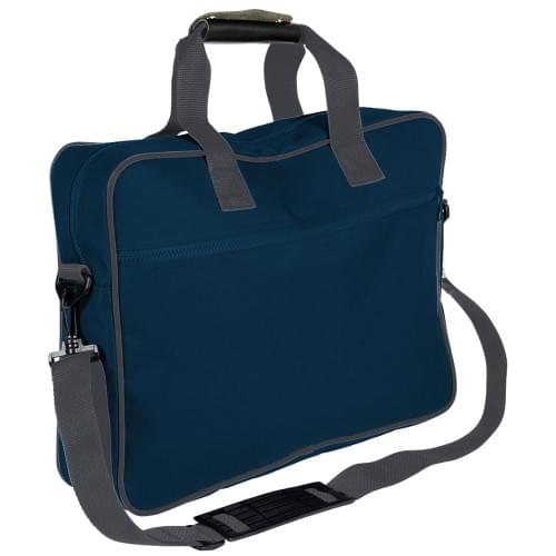 USA Made Nylon Poly Notebook Sleeves, Navy-Graphite, CPKVA59PWT