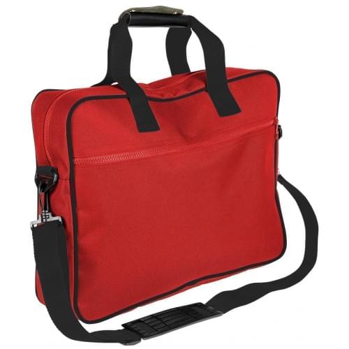 USA Made Nylon Poly Notebook Sleeves, Red-Black, CPKVA59PZR