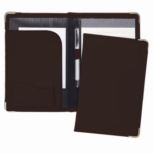 Prestige Junior Folder-Faux Leather Vinyl-Dark Brown