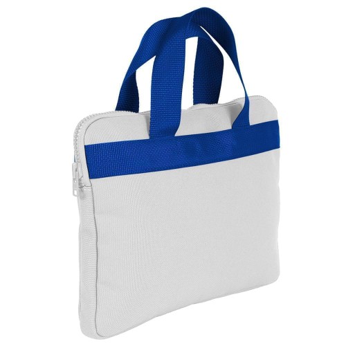 USA Made Nylon Poly Business Cases, White-Royal Blue, DJAV319P33 USA Made Nylon Poly Business Cases, White-Royal Blue, DJAV319P33