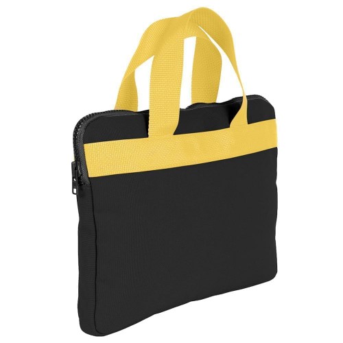 USA Made Nylon Poly Business Cases, Black-Gold, DJAV319PO5 USA Made Nylon Poly Business Cases, Black-Gold, DJAV319PO5