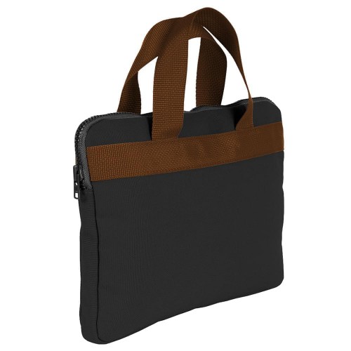 USA Made Nylon Poly Business Cases, Black-Brown, DJAV319POS USA Made Nylon Poly Business Cases, Black-Brown, DJAV319POS
