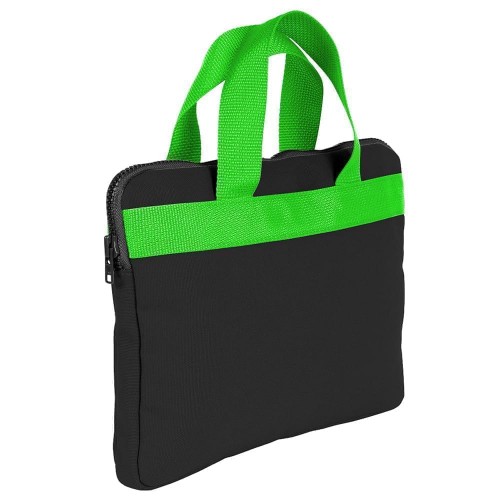 USA Made Nylon Poly Business Cases, Black-Lime, DJAV319POY USA Made Nylon Poly Business Cases, Black-Lime, DJAV319POY