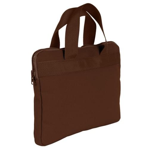 USA Made Nylon Poly Business Cases, Brown-Brown, DJAV319PPS