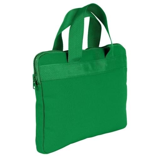 USA Made Nylon Poly Business Cases, Kelly Green-Kelly Green, DJAV319PTW