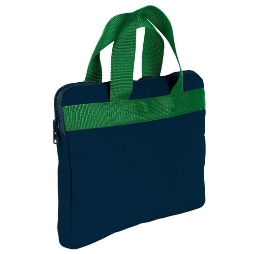 USA Made Nylon Poly Business Cases, Navy-Kelly Green, DJAV319PWW USA Made Nylon Poly Business Cases, Navy-Kelly Green, DJAV319PWW