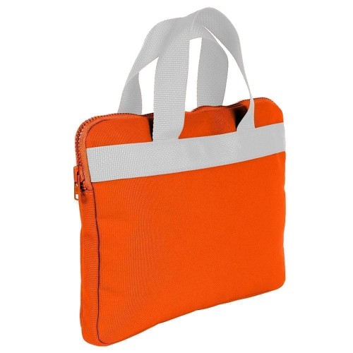 USA Made Nylon Poly Business Cases, Orange-White, DJAV319PX4 USA Made Nylon Poly Business Cases, Orange-White, DJAV319PX4
