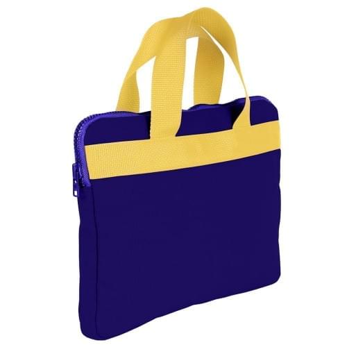 USA Made Nylon Poly Business Cases, Purple-Gold, DJAV319PY5