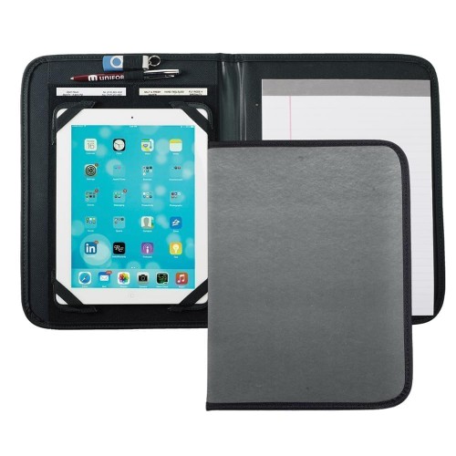 Tribeca Tablet Folio-Polished-Gray