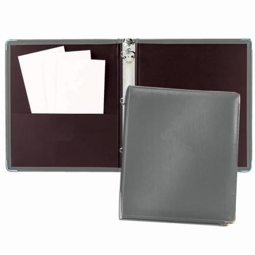 1.5" Noble Ring Binder-Polished-Gray