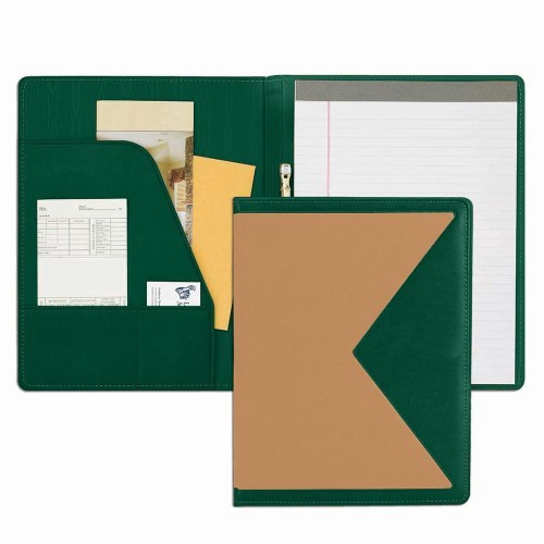 Edge Letter Folder-Matte-Hunter / Tan