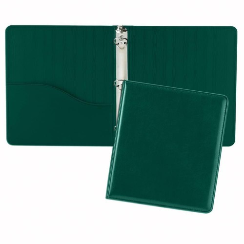 1/2" Lethredge Moire Ring Binder-Polished-Hunter