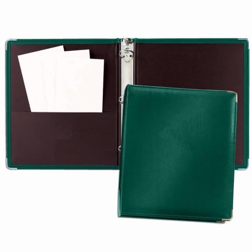 1" Noble Ring Binder-Polished-Hunter 1" Noble Ring Binder-Polished-Hunter