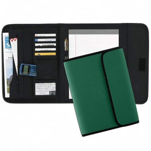 Tribeca Tri-Fold Folder-Nylon-Hunter