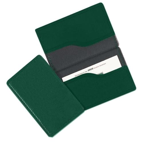 Card Case-Faux Leather Vinyl-Hunter