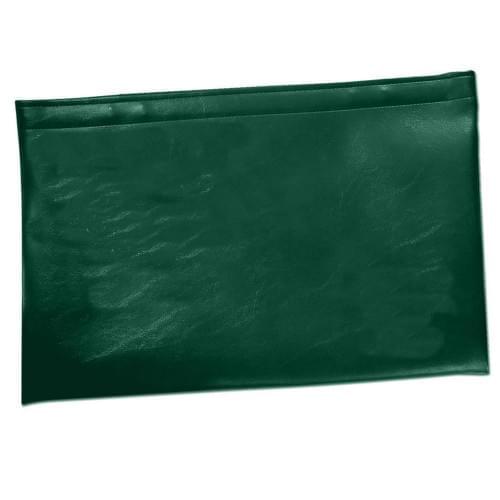 Stitched Briefcase-Faux Leather Vinyl-Hunter