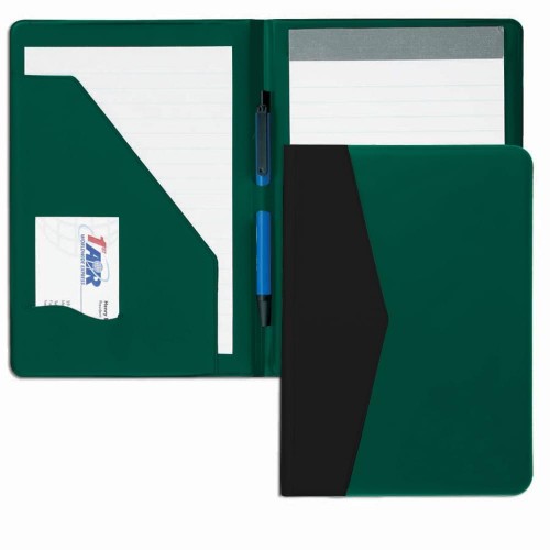 Accent Sealed Junior Folder-Film Vinyl-Hunter Green / Black