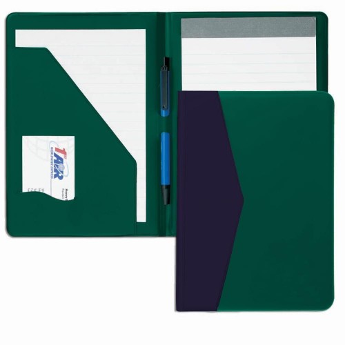 Accent Sealed Junior Folder-Film Vinyl-Hunter Green / Navy Accent Sealed Junior Folder-Film Vinyl-Hunter Green / Navy