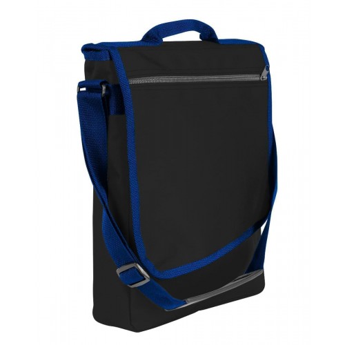 USA Made Nylon Poly Laptop Bags, Black-Navy, LHCBA29AOZ USA Made Nylon Poly Laptop Bags, Black-Navy, LHCBA29AOZ
