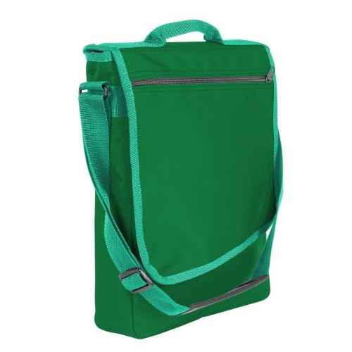 USA Made Nylon Poly Laptop Bags, Kelly Green-Kelly Green, LHCBA29ATW