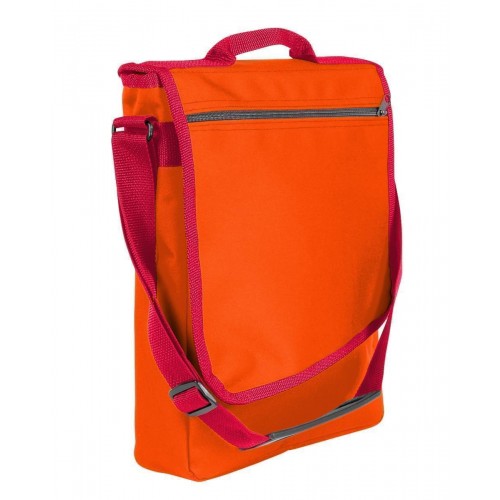 USA Made Nylon Poly Laptop Bags, Orange-Red, LHCBA29AX2