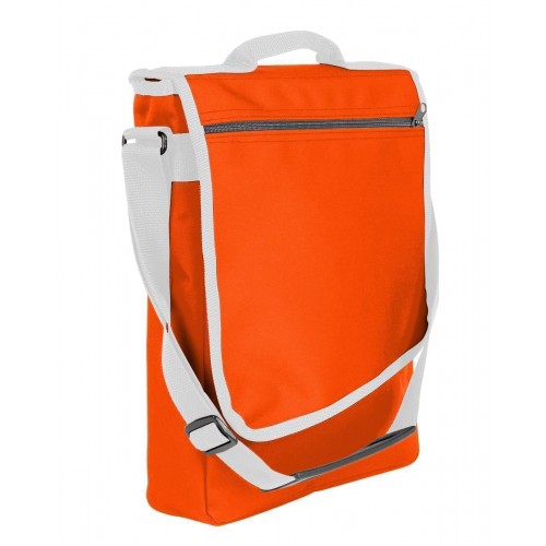 USA Made Nylon Poly Laptop Bags, Orange-White, LHCBA29AX4 USA Made Nylon Poly Laptop Bags, Orange-White, LHCBA29AX4