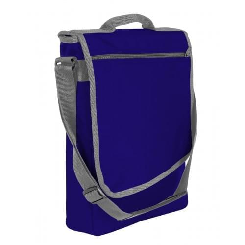 USA Made Nylon Poly Laptop Bags, Purple-Graphite, LHCBA29AYT