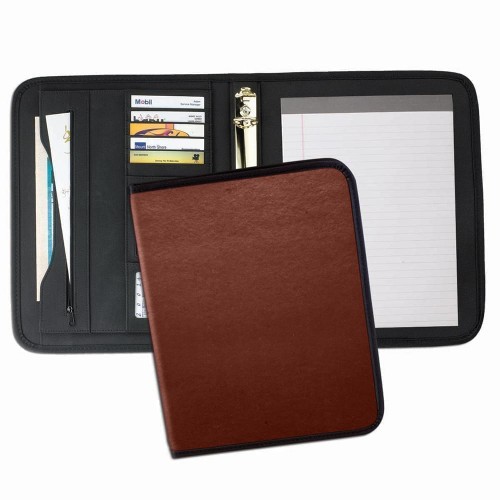 Tribeca 1" Ring Binder-Matte-Brown Tribeca 1" Ring Binder-Matte-Brown