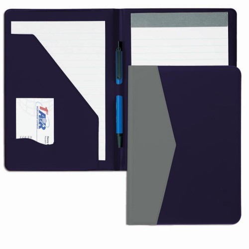 Accent Sealed Junior Folder-Film Vinyl-Navy / Grey