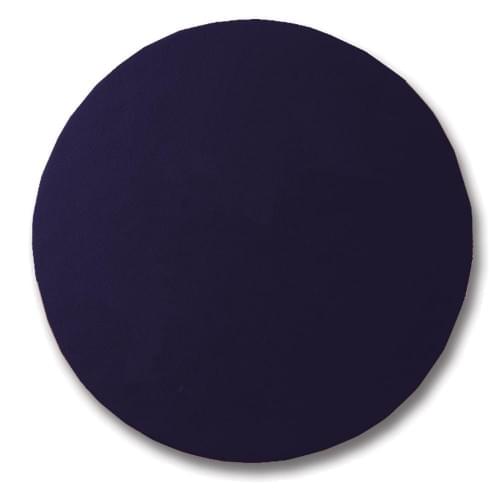 Round Leather Coaster-Navy