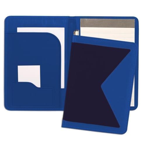 Edge Junior Folder-600 Denier Nylon and Faux Leather Vinyl-Navy / Royal Blue