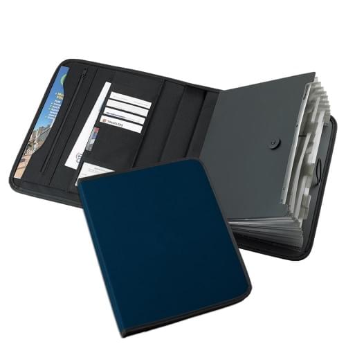 Tribeca-Accordion Portfolio-Nylon-Navy